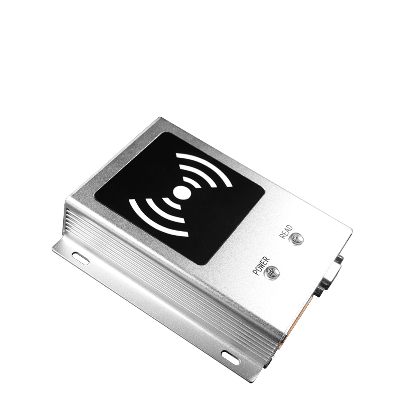 Lector de escritorio RFID UHF JT-6230 compatible con protocolos RS485 y Modbus RTU para una integración fluida en sistemas de automatización industrial.