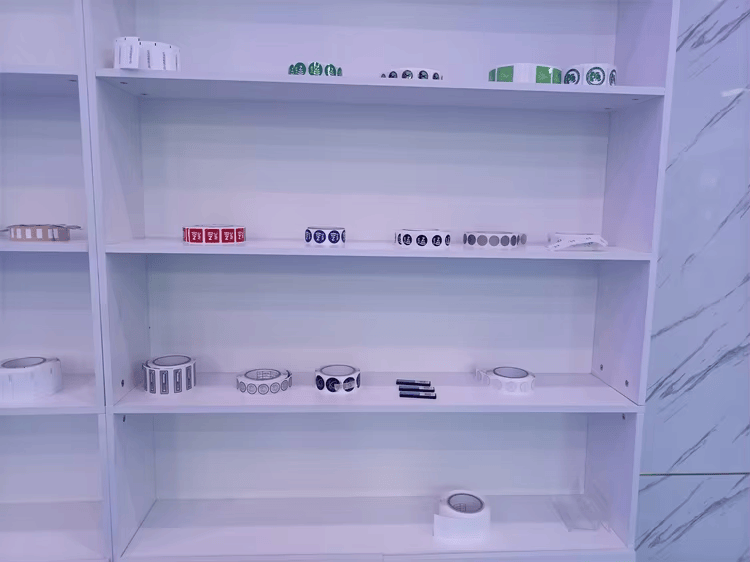 Foto del producto Etiquetas RFID HF para seguimiento de cajas de archivo mostrando la gestión de almacén dentro de la categoría de Etiquetas RFID HF.