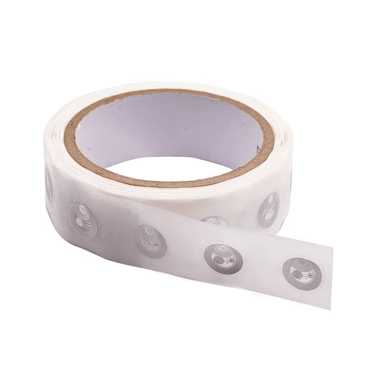 Adhesivos RFID HF redondos para medios y seguimiento de discos con énfasis en este aspecto: etiqueta duradera; para proyectos de Etiquetas RFID HF.