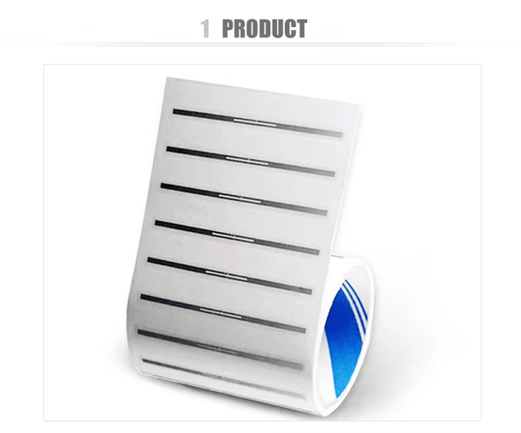 Etiquetas RFID UHF de autenticación para productos mostradas con enfoque en superficies metálicas para proyectos de Etiquetas RFID UHF.