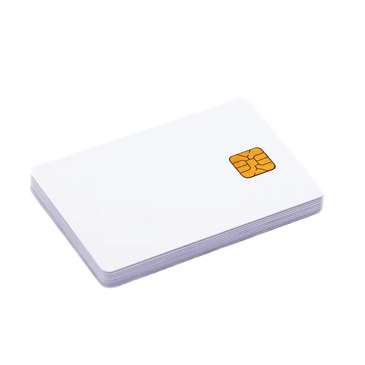 Tarjetas de microprocesador con contacto para sistemas seguros con una vista clara de este aspecto: acabado del material; para aplicaciones de Tarjetas con chip de contacto.