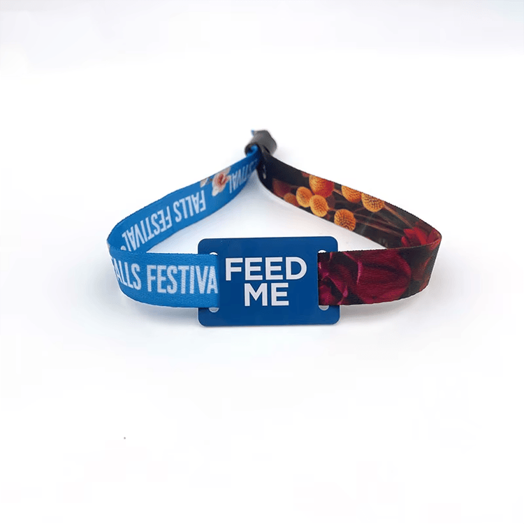 Pulseras RFID de tela personalizadas para promociones de marca