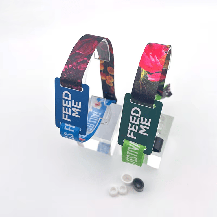 Pulseras RFID de tela personalizadas para congresos