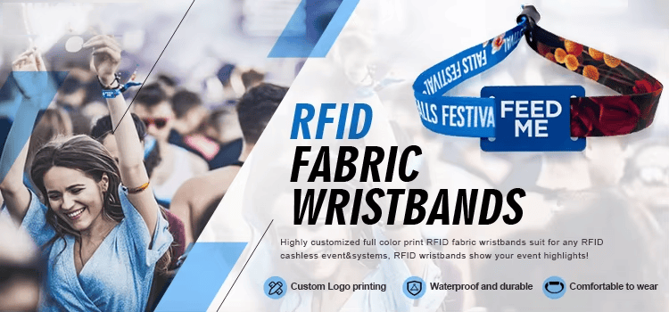 Pulseras RFID de Tela para Acceso en Resorts de Lujo mostradas con enfoque en proyectos de control de acceso RFID.