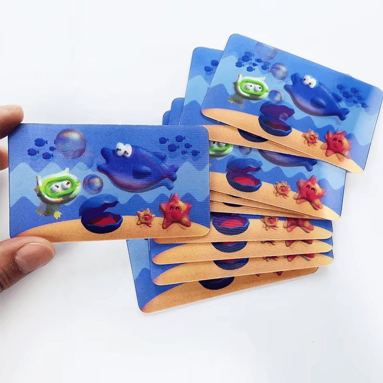 Tarjetas de agradecimiento con foto personalizadas para una imagen de marca memorable con énfasis en este aspecto: detalle del chip; para proyectos de Tarjetas de agradecimiento.