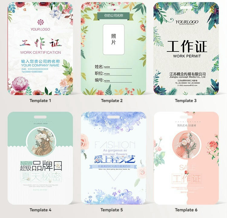 Tarjetas de identificación PVC personalizadas y acceso seguro mostradas con diseño tamaño cartera y chip para aplicaciones Tarjetas de plástico.