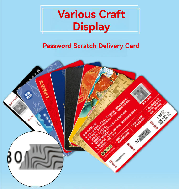 Tarjetas regalo PVC personalizadas para recompensas comerciales con impresión personalizada para proyectos de Tarjetas Plásticas.
