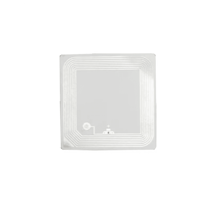 Foto del producto Etiqueta RFID HF para Control de Inventario Minorista mostrando el logotipo impreso dentro de la categoría Etiquetas RFID HF.