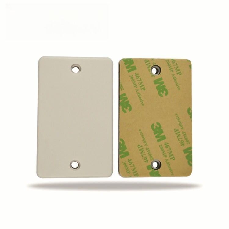Imagen de Etiquetas RFID ABS sobre Metal para Seguimiento WIP con acabado metálico cepillado para aplicaciones RFID sobre metal.