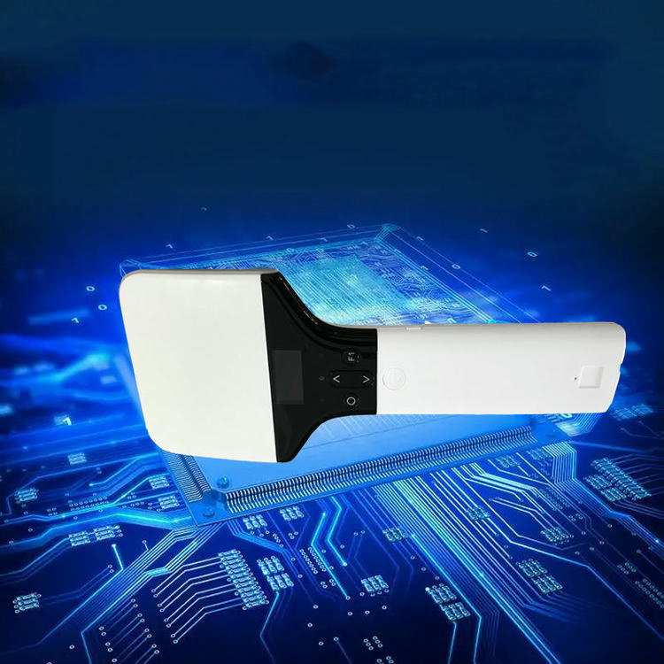 Terminal portátil RFID resistente ZK-RFID-A100 con pantalla OLED que muestra el recuento de etiquetas y la información del estado de la batería en tiempo real.