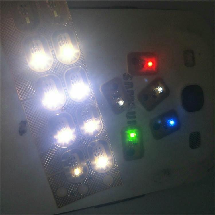 Interacción de un teléfono con una uña NFC luminosa para mostrar la confirmación visual instantánea sin batería