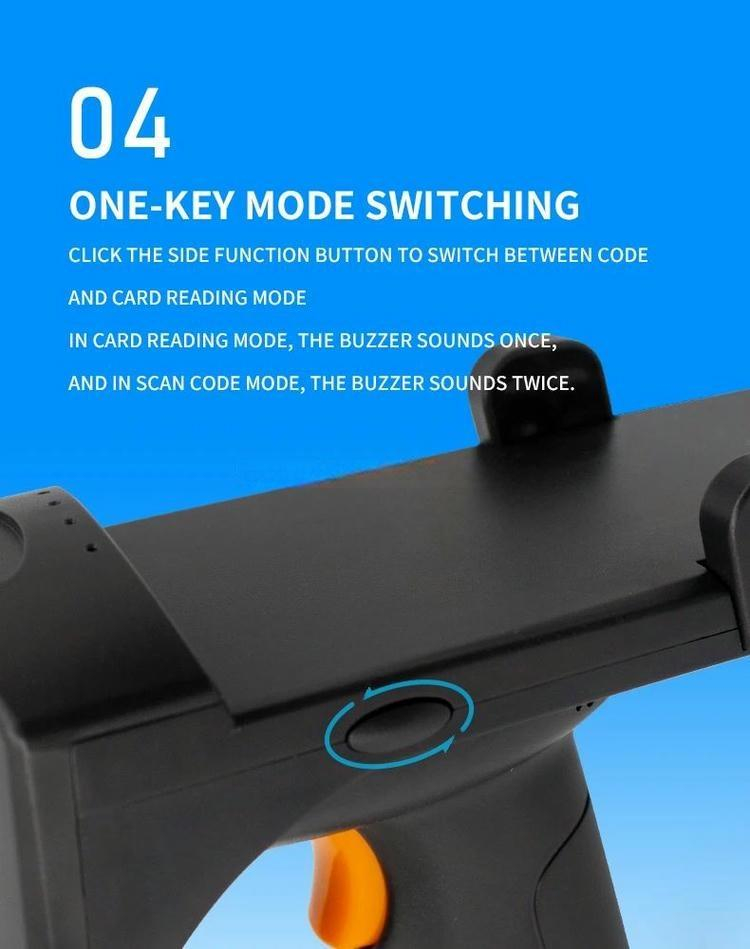 Un técnico utiliza el escáner portátil R12 para identificar etiquetas RFID de cilindros de gas en un entorno industrial exigente.