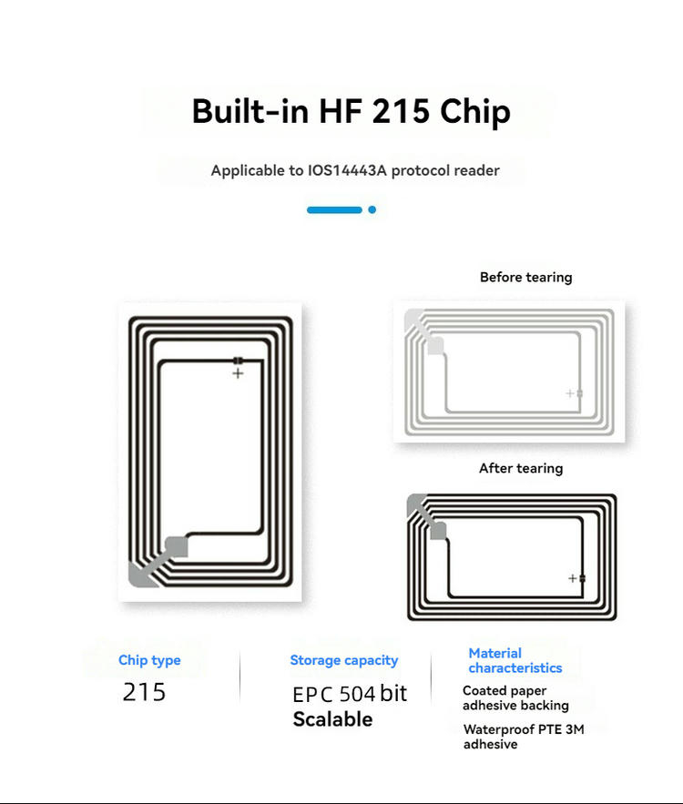 Etiquetas RFID HF precodificadas para despliegue rápido orientadas a la gestión de activos y soluciones RFID.