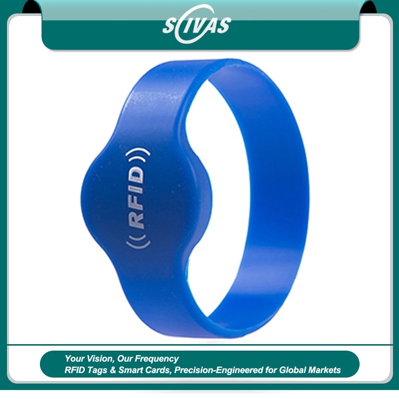 Pulseras RFID de silicona de aro cerrado