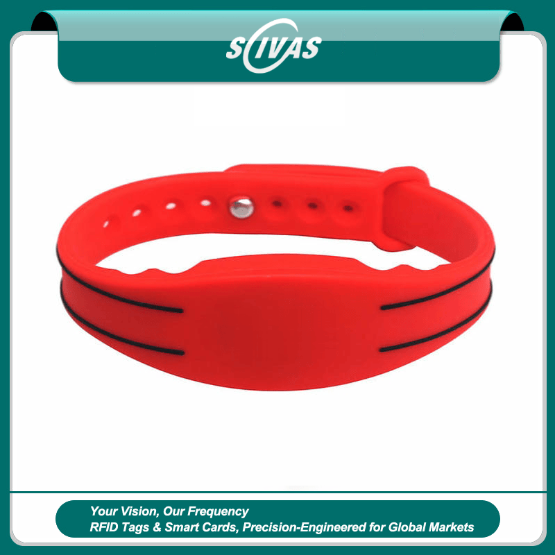 Pulseras RFID G16 bicolor para servicios en complejos turísticos