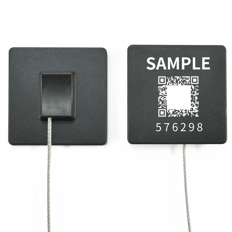 Precintos de cable RFID resistentes a la manipulación para logística, mostrando este aspecto: logotipo impreso, para compradores que comparan soluciones de Precintos de seguridad RFID.