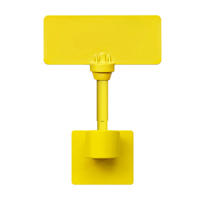 Precinto RFID UHF de Seguridad para Contenedores de Carga mostrado sobre una superficie metálica para compradores que comparan soluciones de Precintos RFID de Seguridad.