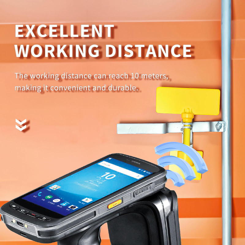 Precinto de seguridad RFID UHF para contenedores de carga mostrando este aspecto: diseño de tamaño cartera; para compradores que comparan soluciones de Precintos de seguridad RFID.