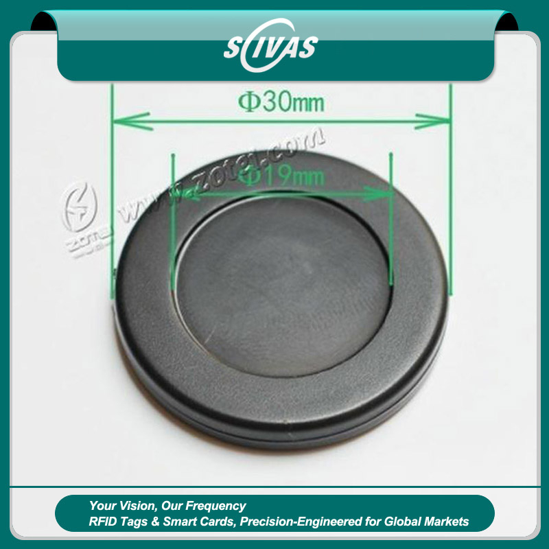 Etiqueta RFID ABS para Rondas de Seguridad y Control de Acceso