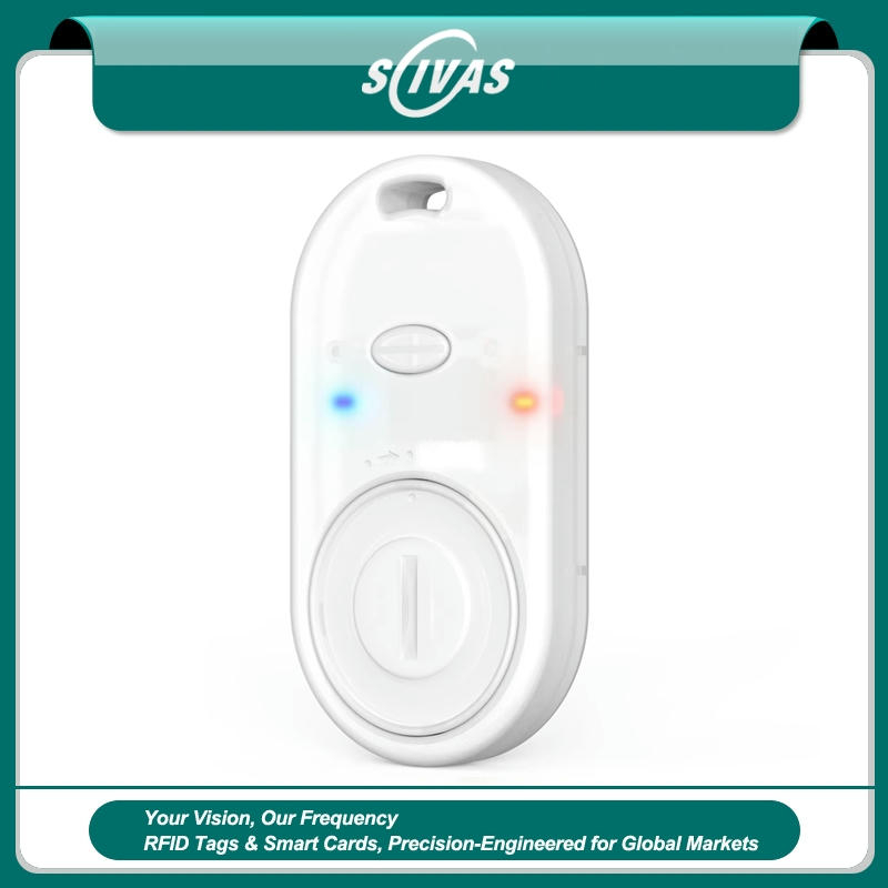 Etiqueta RFID activa con alerta sonora y luminosa