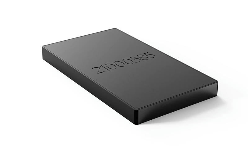 Etiqueta RFID activa JT-T2470 instalada en un contenedor de transporte para proporcionar datos de localización en tiempo real durante la gestión logística