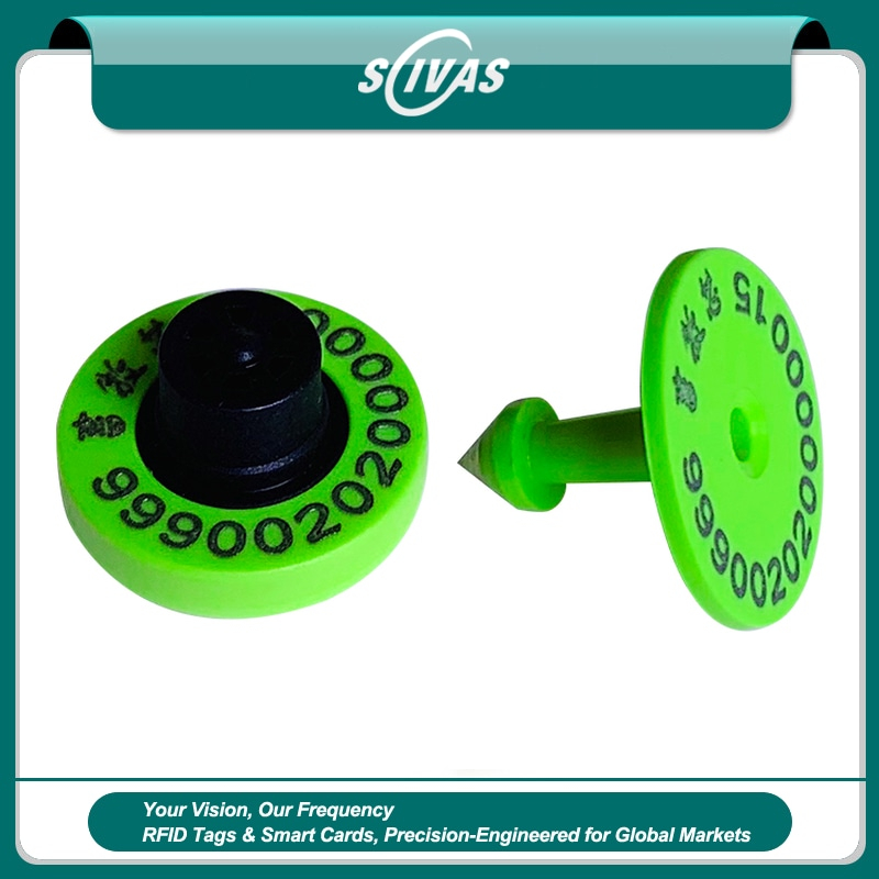Crotales RFID personalizados para identificar ganado