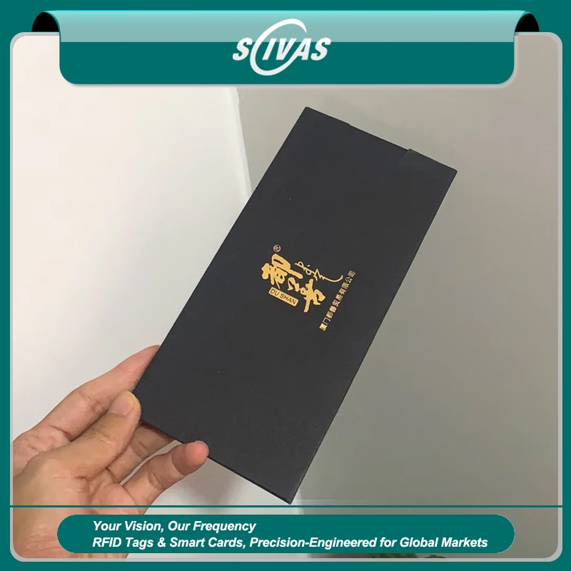 Caja de presentación para tarjetas NFC a medida