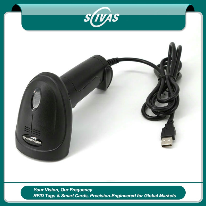 Escáner USB CCD para códigos de barras 1D dañados