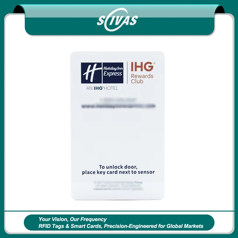 Tarjetas llave NFC de hotel personalizadas para acceso de clientes
