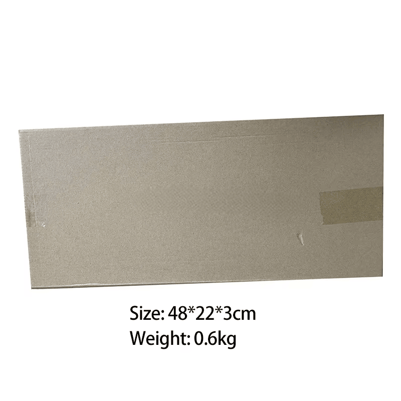 Embalaje exterior de la antena RFID UHF ZK-ANT4221 con información impresa sobre sus dimensiones y peso.