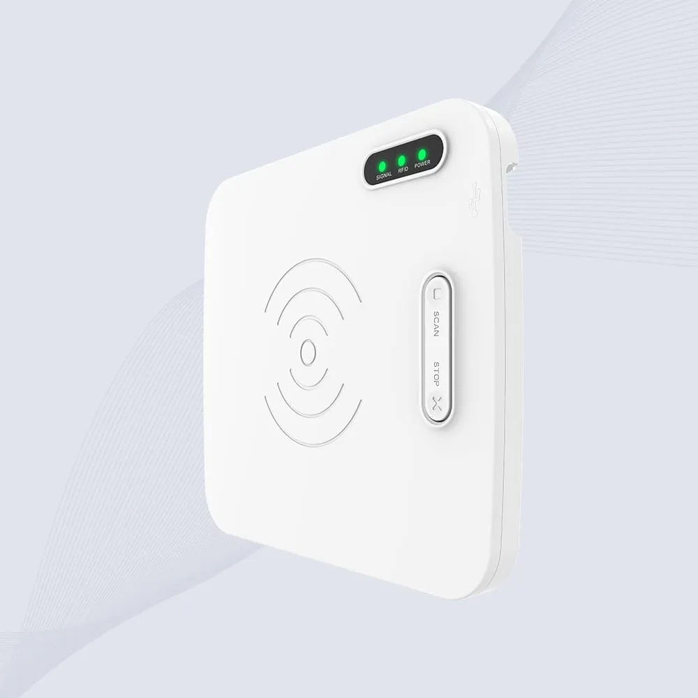 El codificador CK-D1A se muestra compatible con múltiples protocolos, incluidos ISO 18000-6B y 18000-6C, para operaciones versátiles con etiquetas RFID.
