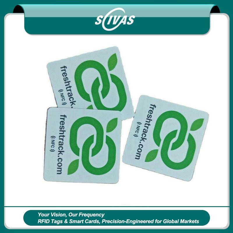 Etiqueta NFC adhesiva de PVC impermeable para activos