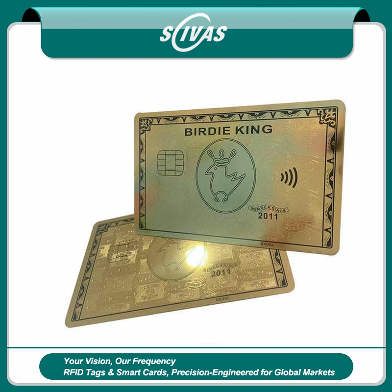Tarjetas NFC metálicas para acceso seguro