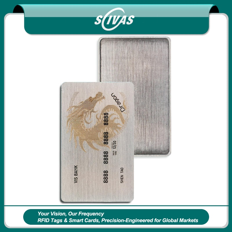 Tarjetas RFID metálicas para control de acceso