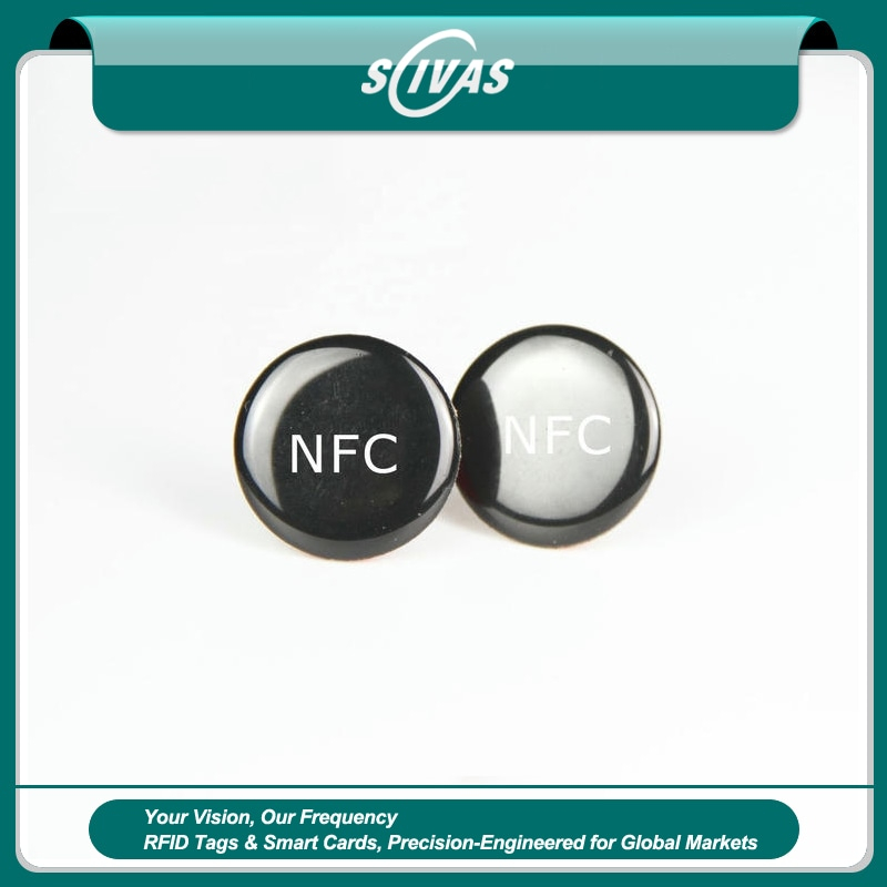 Etiquetas epoxi NFC para programas de fidelización