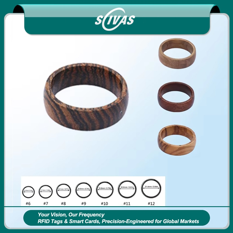 Anillo NFC impermeable personalizado para acceso