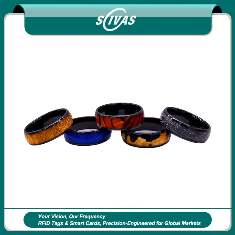 Anillo NFC cerámico de doble frecuencia para acceso
