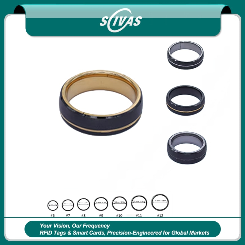 Anillo NFC industrial resistente para control de acceso