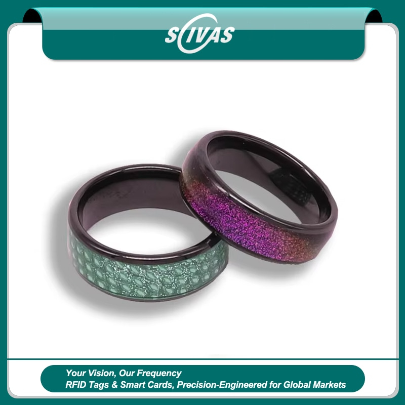 Anillo NFC seguro para acceso y datos cifrados