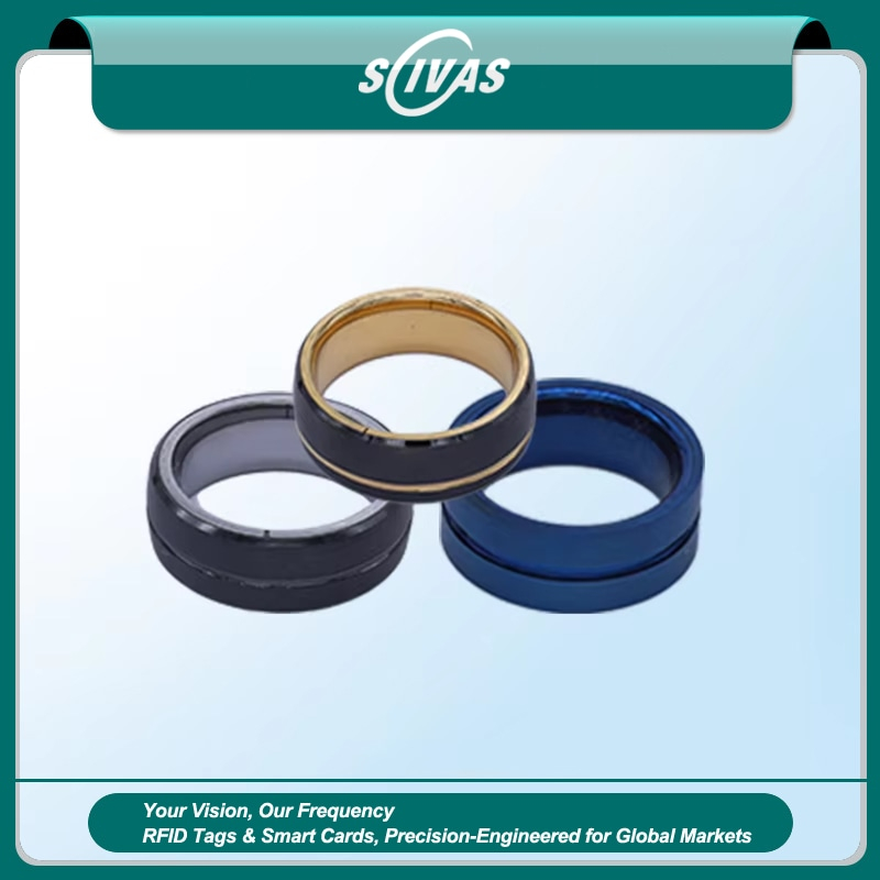 Anillo NFC inteligente impermeable para acceso y datos