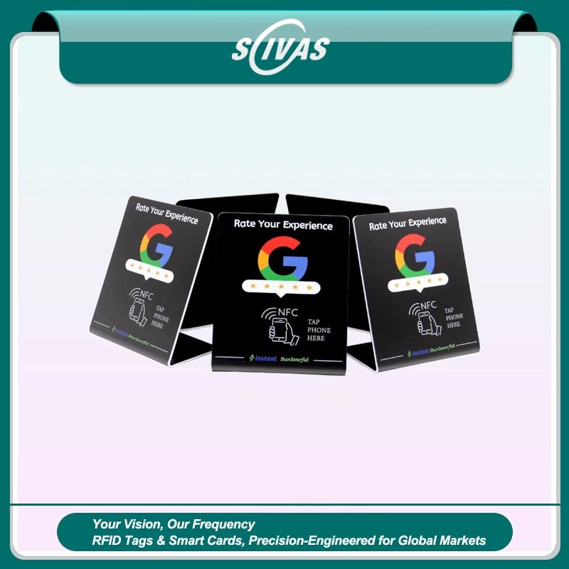Soportes NFC de PVC estables para mostradores comerciales