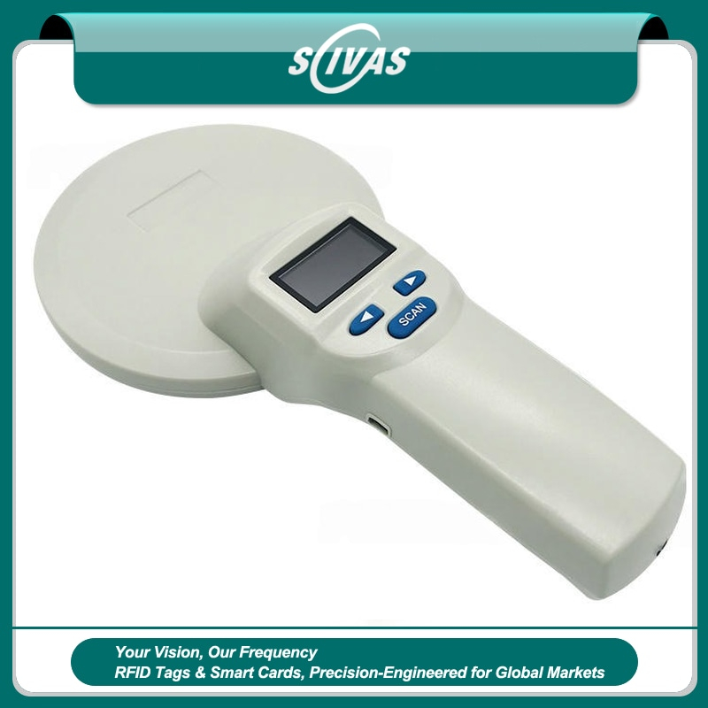 Lector RFID ISO11784 para granjas y veterinarios