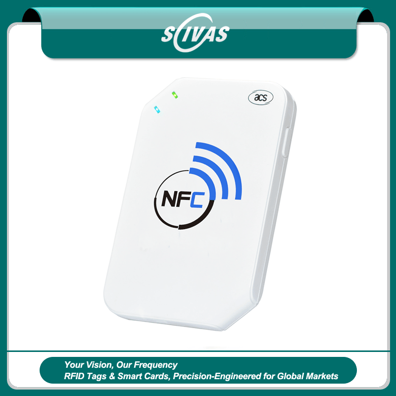 Lector NFC Bluetooth seguro para tarjetas inteligentes