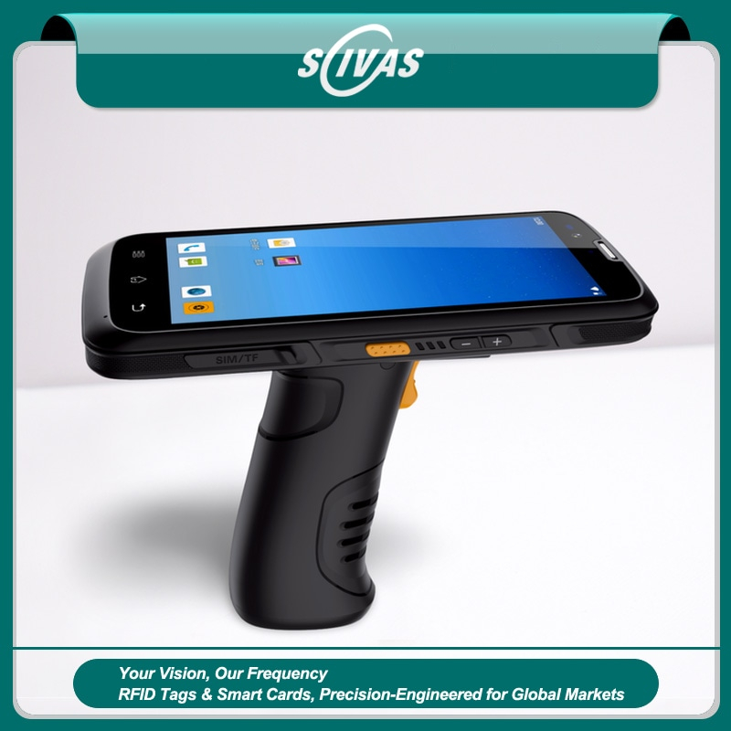 Lector RFID Android para activos y códigos de barras