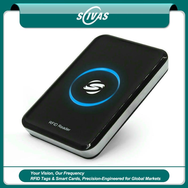Lector RFID UHF de sobremesa para etiquetas EPC
