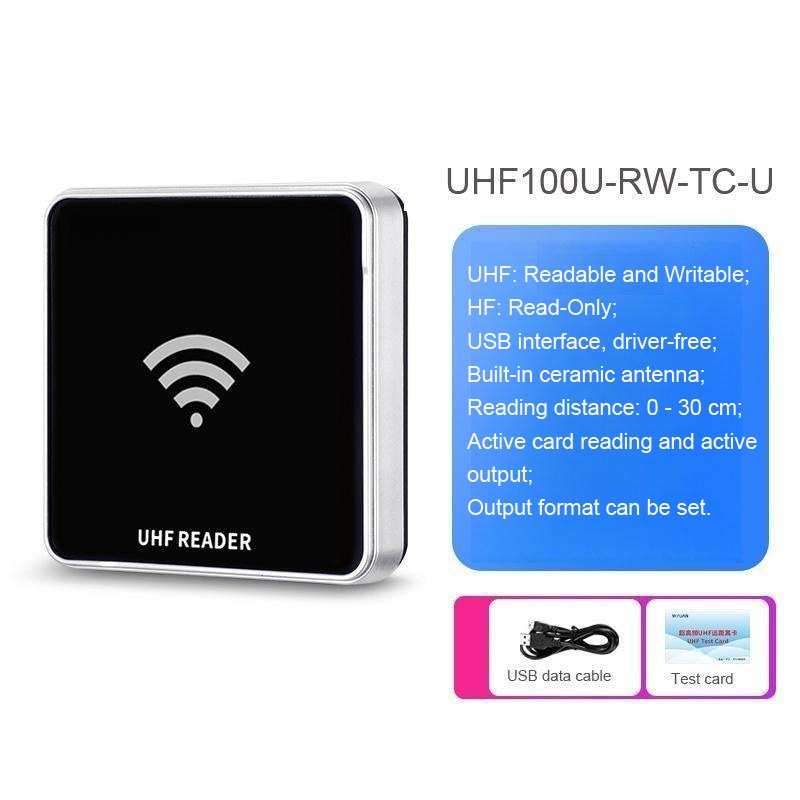Primer plano de la carcasa de material ABS de alta calidad utilizada en la serie UHF100U para fiabilidad a largo plazo.