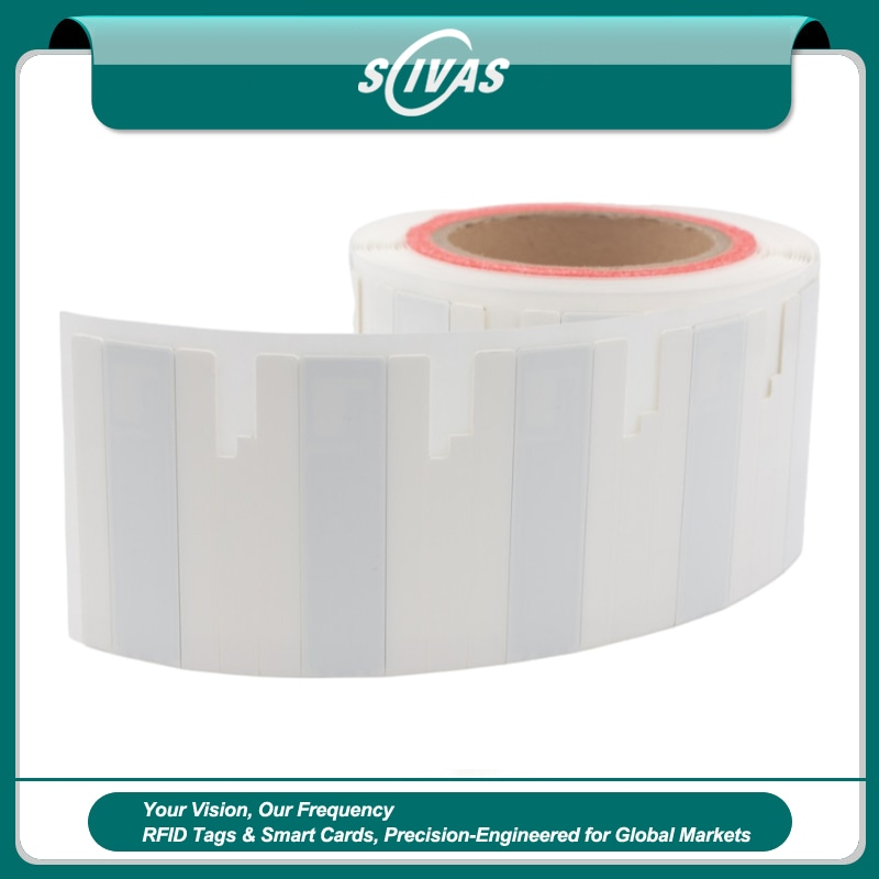 Etiqueta RFID UHF flexible para superficies metálicas estrechas