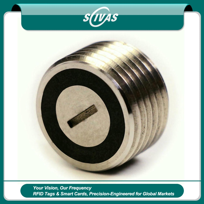 Etiqueta RFID atornillable para metal a alta temperatura