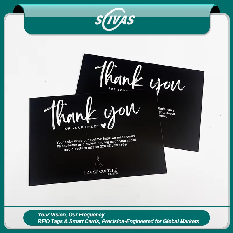 Tarjetas de Agradecimiento Corporativas Personalizadas para Clientes