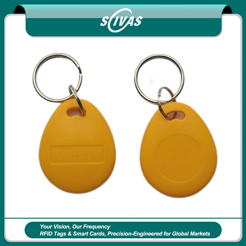 Llaveros RFID ABS personalizados para control de acceso